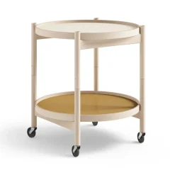 Carrito Bølling Tray Table model 50, Sunny, estructura de haya sin tratar*Brdr. Krüger Hot