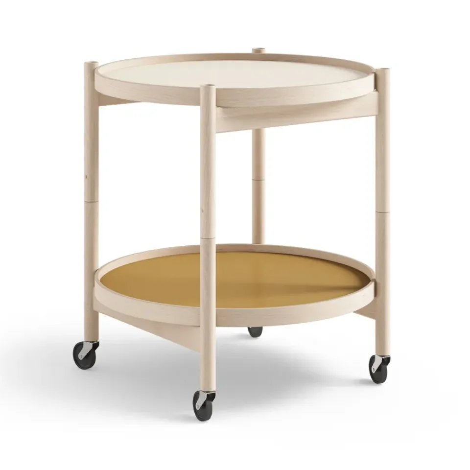 Carrito Bølling Tray Table model 50, Sunny, estructura de haya sin tratar*Brdr. Krüger Hot