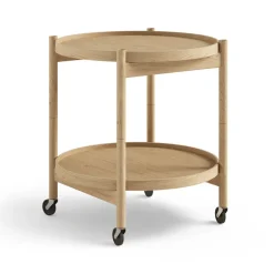 Carrito Bølling Tray Table model 50, Roble aceitado, estructura de roble aceitado*Brdr. Krüger Hot
