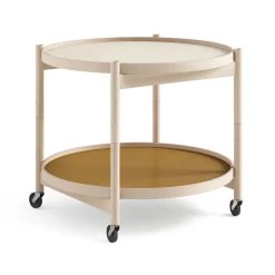 Carrito Bølling Tray Table model 60, Sunny, estructura de haya sin tratar*Brdr. Krüger Online