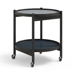 Carrito Bølling Tray Table model 50, Water, estructura roble lacado negro*Brdr. Krüger