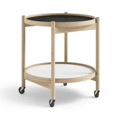Carrito Bølling Tray Table model 50, Base, estructura de roble sin tratar*Brdr. Krüger New