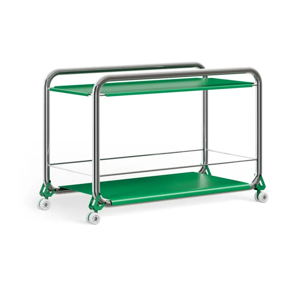 Carrito con ruedas Tension, Krom-green*Lammhults Discount