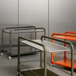 Carrito con ruedas Tension, gris verdoso*Lammhults Sale