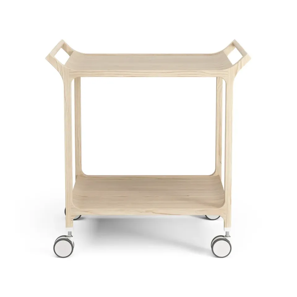 Carrito para servir Teatime, fresno lacado*Swedese New