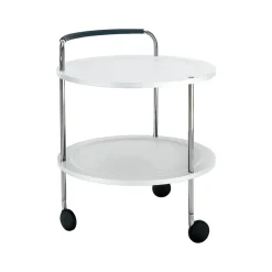 Carro con ruedas Trolley Round basic, , base de cromo*SMD Design Online