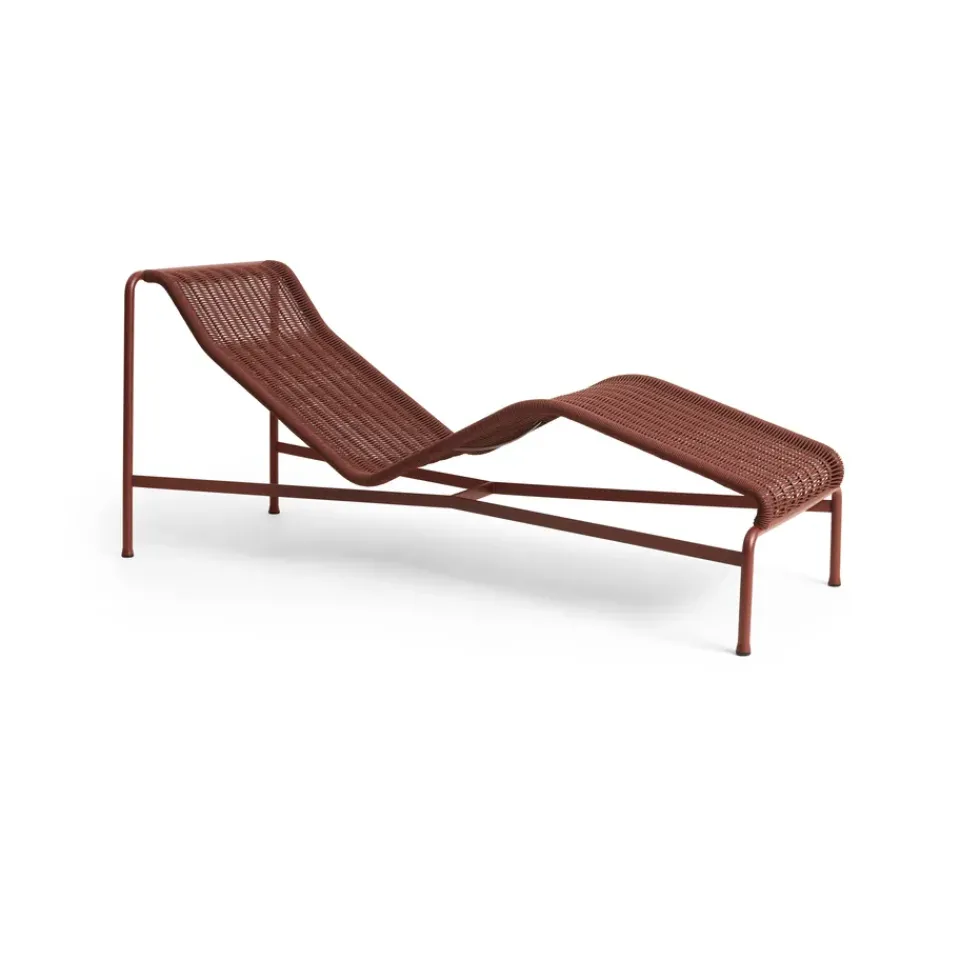 Chaise longue Palissade Cord, Iron red*HAY Clearance