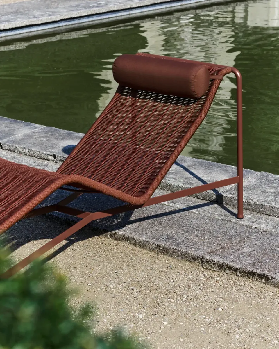 Chaise longue Palissade Cord, Iron red*HAY Clearance