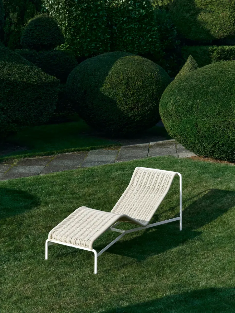 Chaise longue Palissade Cord, Cream white*HAY Best