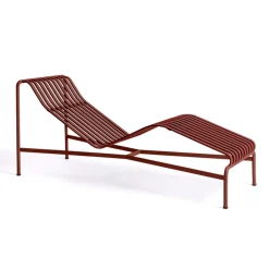 Chaise longue Palissade, Iron red*HAY