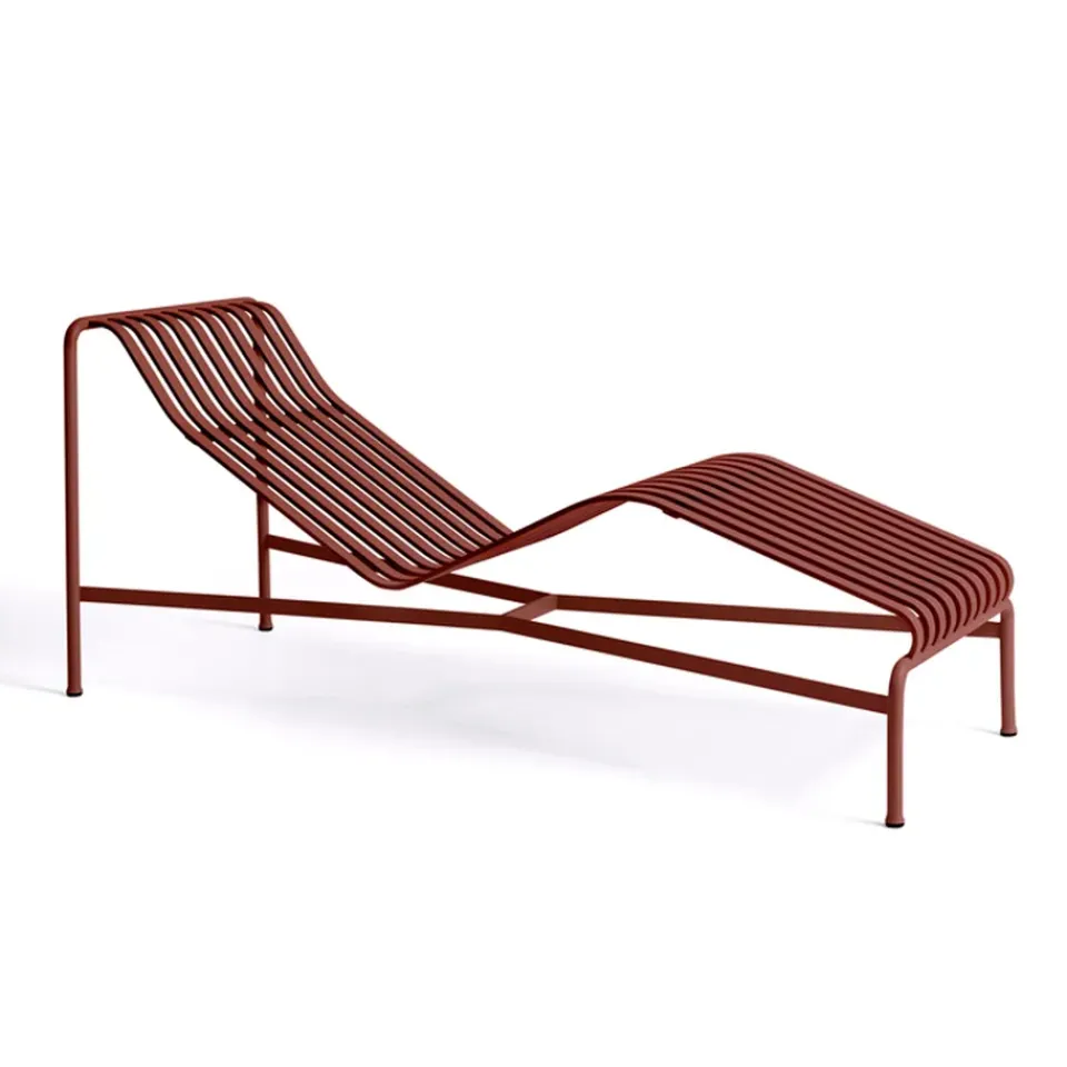 Chaise longue Palissade, Iron red*HAY