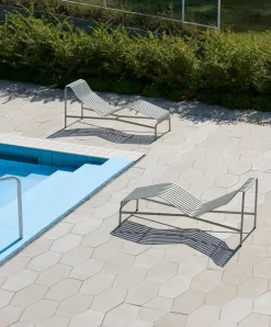 Chaise longue Palissade, Sky grey*HAY Outlet