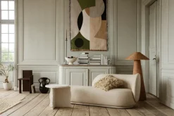 Chaiselongue Diván Rico derecha, Brushed offwhite*Ferm Living
