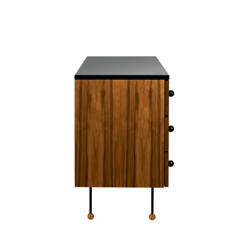 Cómoda 62 Dresser, American walnut, 3 cajones*GUBI Best