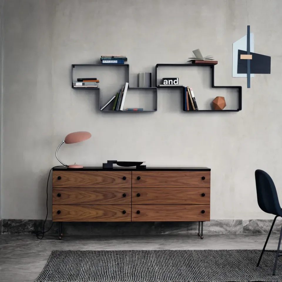 Cómoda 62 Dresser, American walnut, 3 cajones*GUBI Best