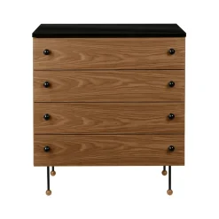 Cómoda 62 Dresser, American walnut, 4 cajones*GUBI Best