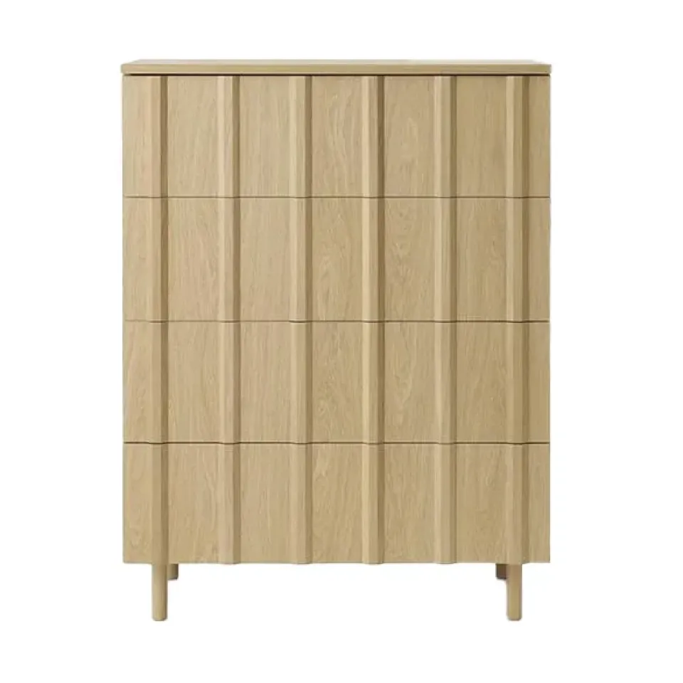 Cómoda Rib dresser 4 cajones, Oak*Normann Copenhagen Best