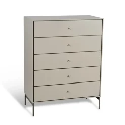 Cómoda Volt 5 cajones , Detalles en acero inoxidable*Mavis Sale