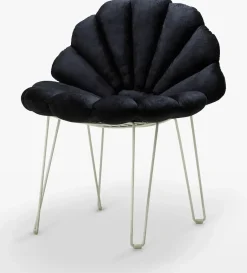 Cojín de asiento Shell, Black*Garden Glory New
