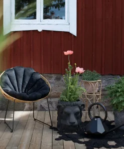Cojín de asiento Shell, Black*Garden Glory New
