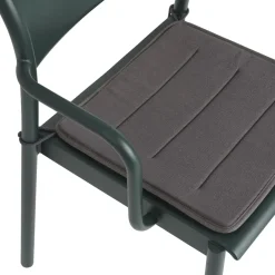 Cojín de asiento Linear Steel Armchair, Twitell dark grey*Muuto