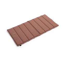 Cojín de asiento Terrazza Folding, Terracotta bold stripe, 82x40 cm*HAY New