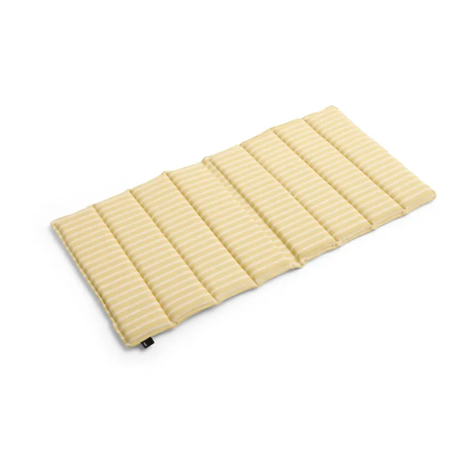 Cojín de asiento Terrazza Folding, Yellow bold stripe, 82x40 cm*HAY Hot