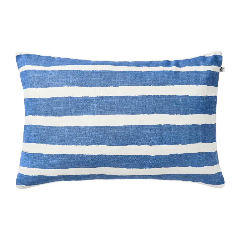 Cojín de exterior Block Stripe 40x60 cm, Riviera blue-off white*Chhatwal & Jonsson Hot
