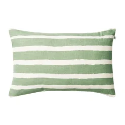 Cojín de exterior Block Stripe 40x60 cm, Sage-off white*Chhatwal & Jonsson Clearance