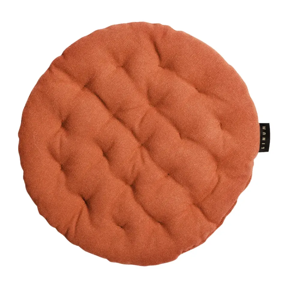 Cojín de silla Pepper Ø37 cm, óxido*Linum Hot