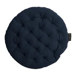 Cojín de silla Pepper Ø37 cm, marino oscuro*Linum Outlet