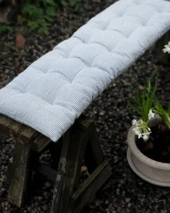 Cojín 30x100 cm, Azul y blanco*ERNST Outlet