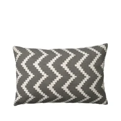 Cojín Ikat Sema, Grey/offwhite, 40 cm*Chhatwal & Jonsson Sale