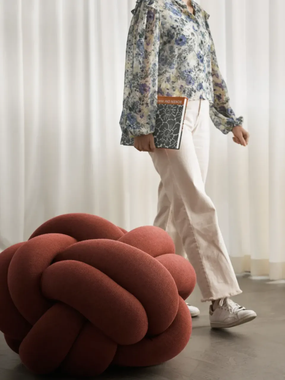 Cojín Knot XL, Ochre*Design House Stockholm Outlet
