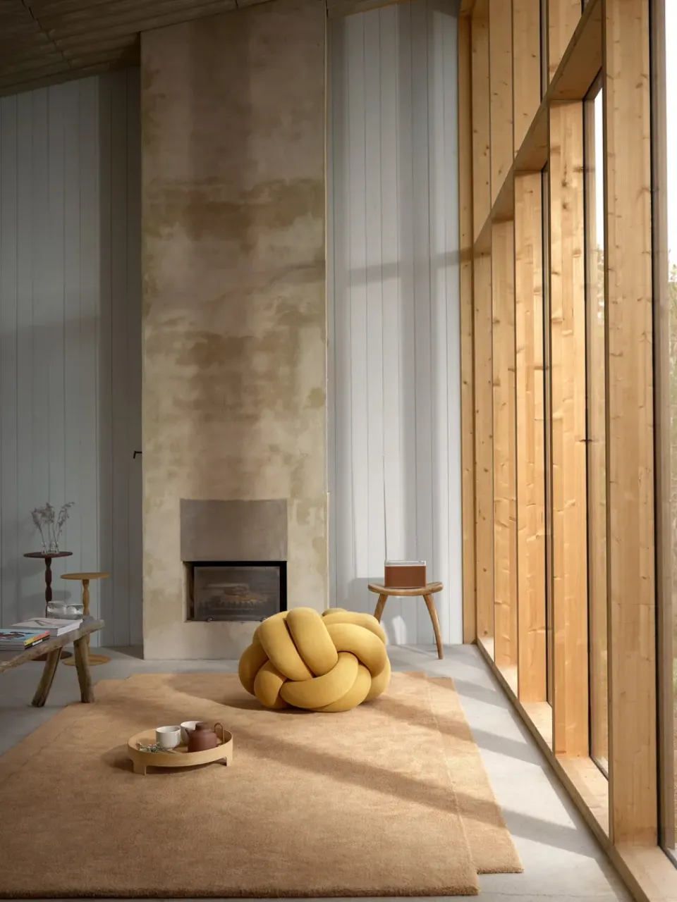 Cojín Knot XL, Yellow*Design House Stockholm Outlet