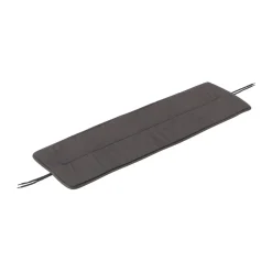 Cojín Linear steel bench pad 110x32,5 cm, Dark grey*Muuto