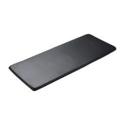 Cojín para asiento R6 Radius 45x109 cm, Black leather*FDB Møbler Outlet