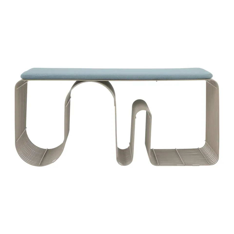 Cojín para banco Curva 32x95,5 cm, Dusty Blue*AYTM Discount