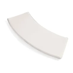 Cojín para banco de parque con respaldo curvado hacia adentro Palissade Dining, Cream white*HAY