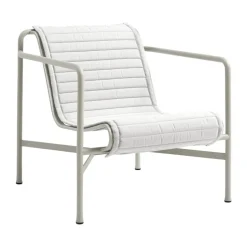 Cojín para Butaca Lounge Palissade High Quilted, Sky grey, para sillón lounge alto*HAY Hot
