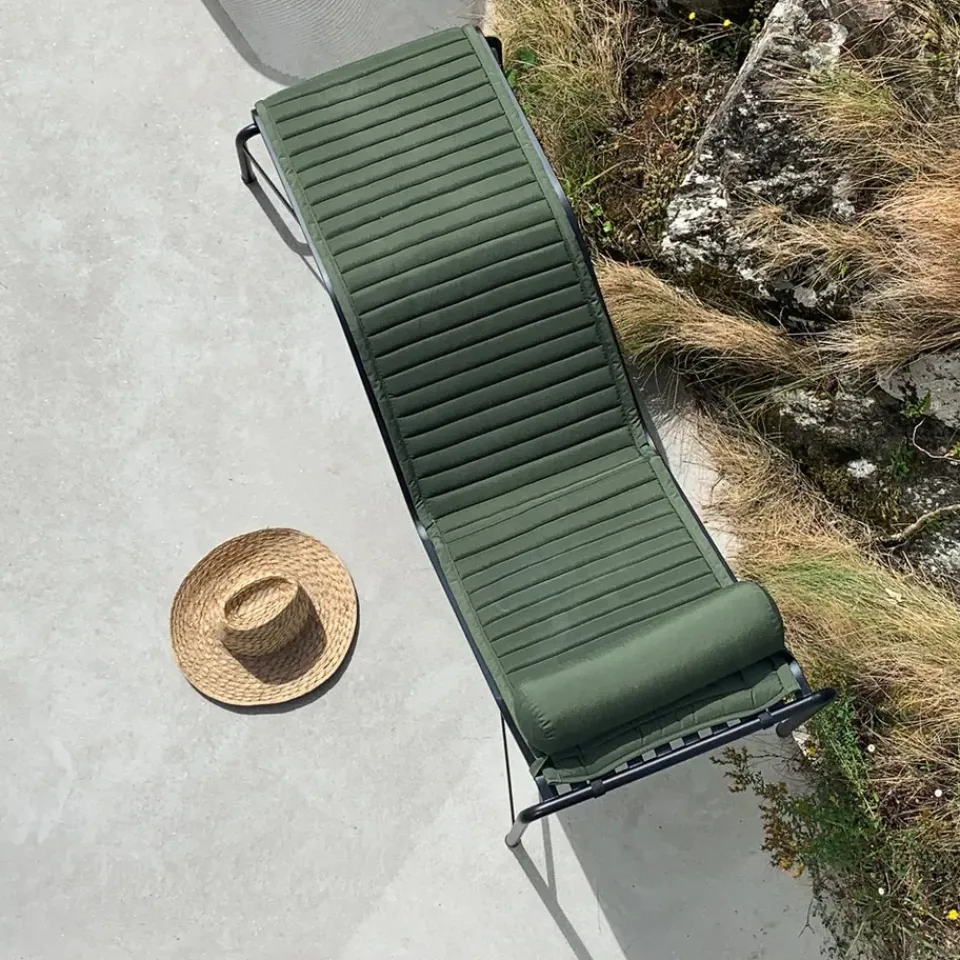 Cojín para chaise longue Palissade Quilted, Olive*HAY