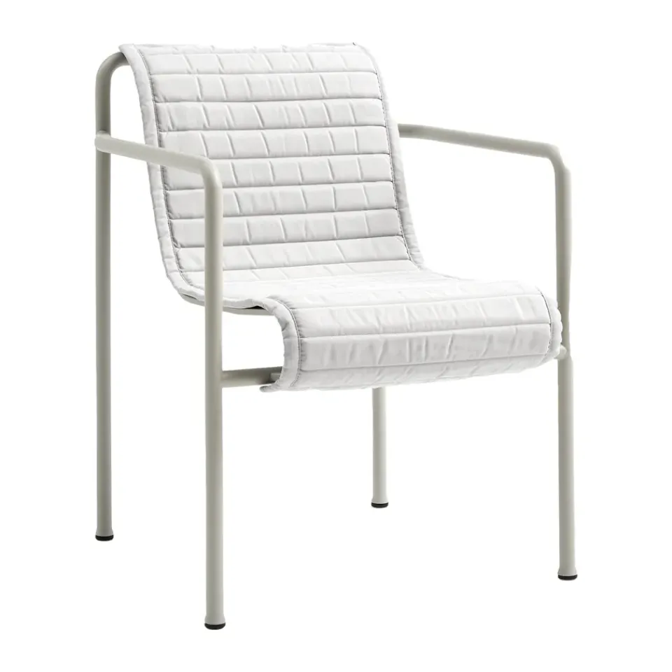Cojín para silla con reposabrazos Palissade Dining Quilted, Sky grey*HAY Discount