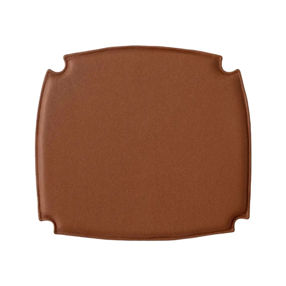 Cojín para silla Drawn HM3, Cuero cognac*&Tradition Best