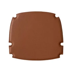 Cojín para silla Drawn HM4, Cuero cognac*&Tradition Online