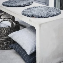 Cojín para silla Ida 38 cm, grafito*Shepherd of Sweden Clearance