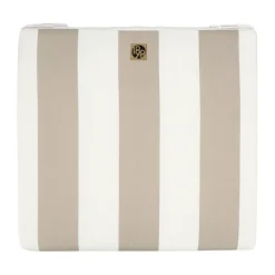 Cojín para silla Lunda 42x45 cm, Taupe striped*1898 Sale