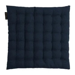 Cojín para silla Pepper 40x40 cm, marino oscuro*Linum