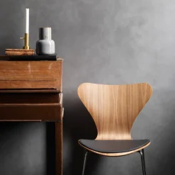 Cojín para silla Series 7 cuero, Black*Fritz Hansen Best