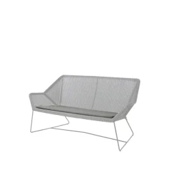 Cojín para sofá de 2 plazas Breeze, Natté light grey*Cane-line Online
