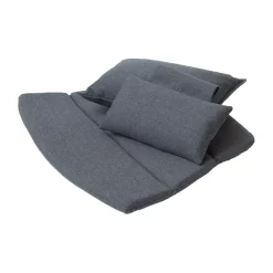 Conjunto de cojines para Butaca Lounge Breeze respaldo alto, Natté black*Cane-line Online